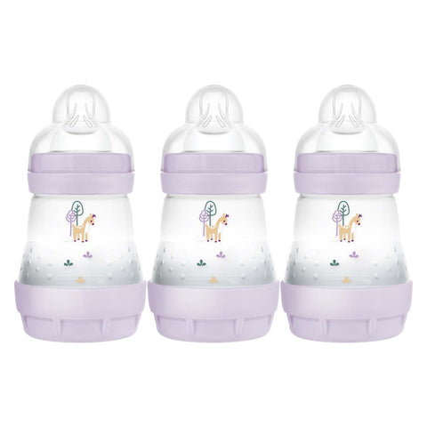 Mam Bottle Easy Start 160Ml 3 Pack Girl