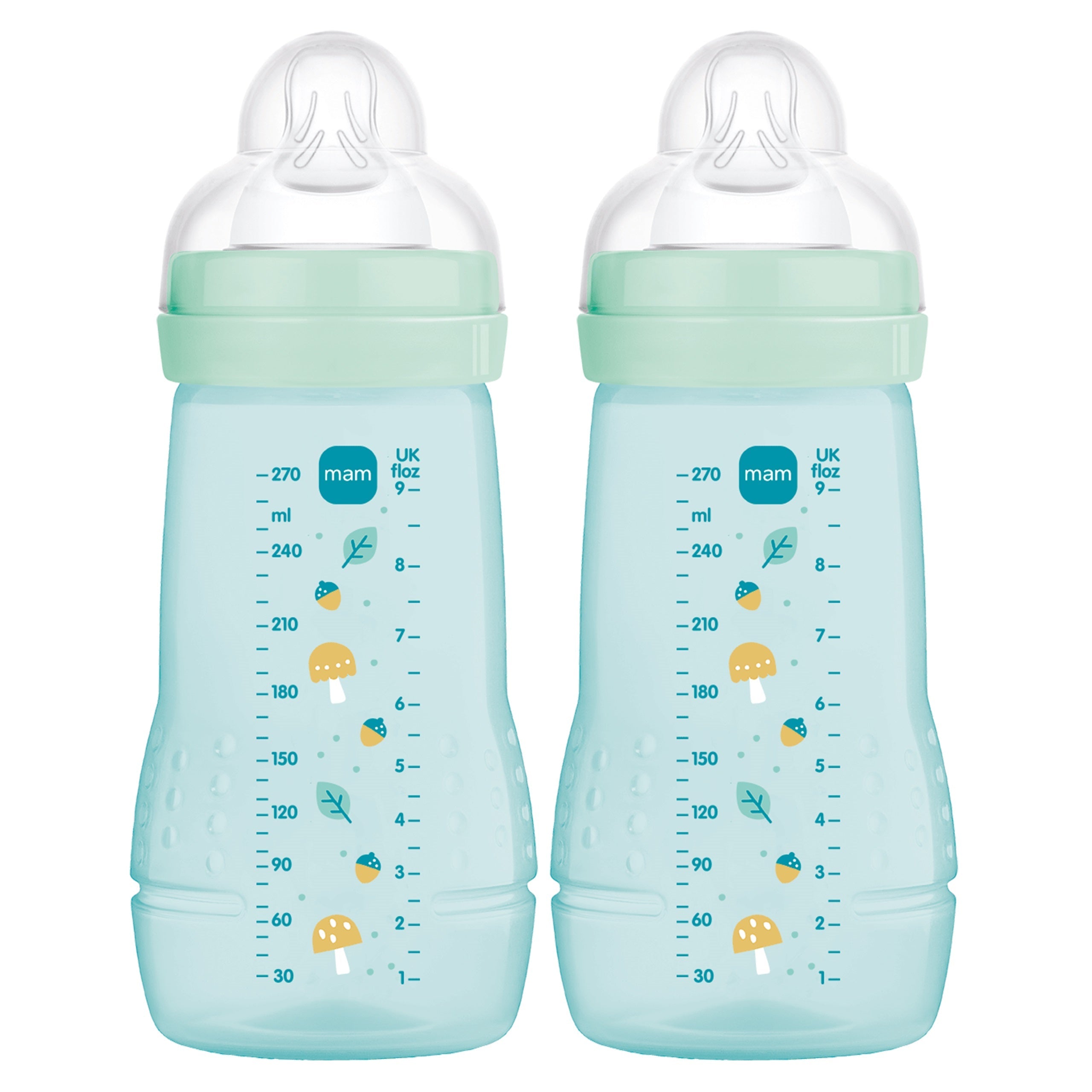 Mam Easy Active Drinking Bottle 270 ml 2 Pack - Sleek Choice UK