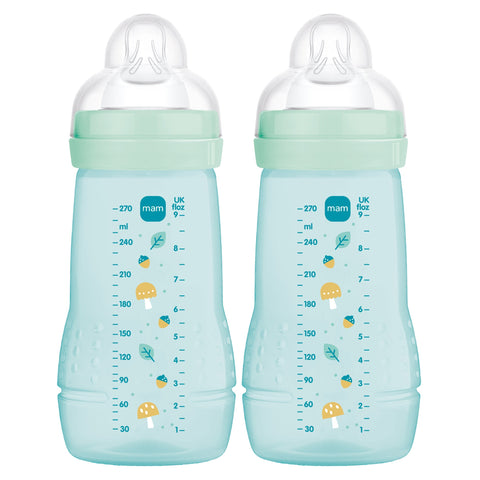 Mam Easy Active Drinking Bottle 270 ml 2 Pack - Sleek Choice UK