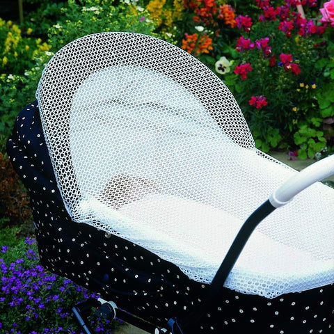 Clippasafe Pram & Carrycot Cat Net White