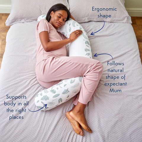 Purflo Breathe Pregnancy Pillow - Jardin - Sleek Choice Nursing pillow