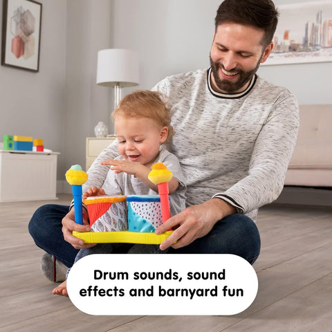 Lamaze Squeeze Beats First Drum Set - Sleek Choice