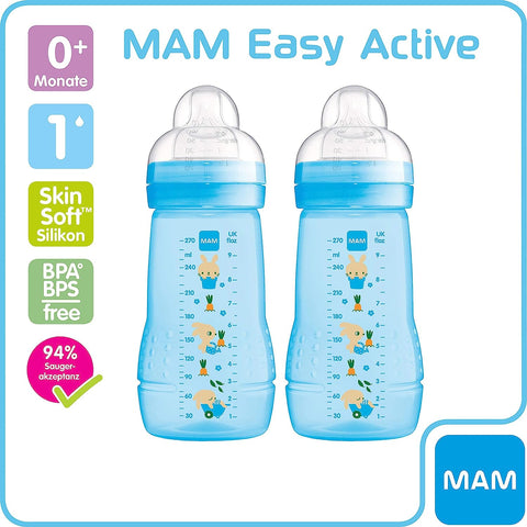 Easy Active Drinking Bottle 270 ml 2 Pack - Sleek Choice