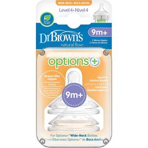 Dr Browns Options+ Level 4 (9+ mths) Teat (twin pack)