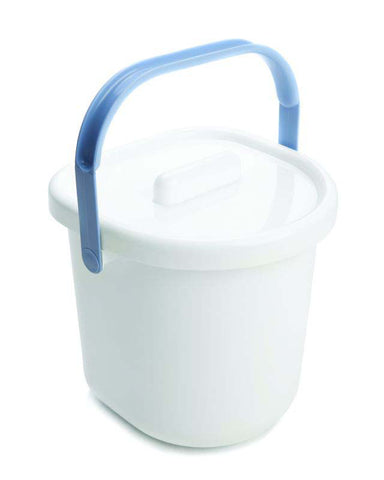 The Neat Nursery Co. Nappy Pail And Lid Blue - Sleek Choice