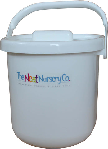 The Neat Nursery Co. Nappy Pail And Lid White