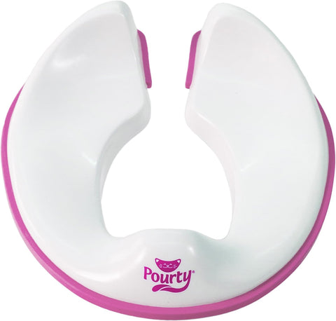 Pourty Flexi-Fit Toilet Trainer Pink - Sleek Choice