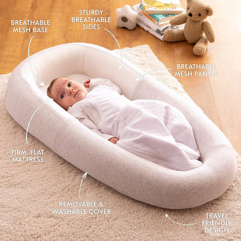 Sleep Tight Baby Bed Grey - Sleek Choice