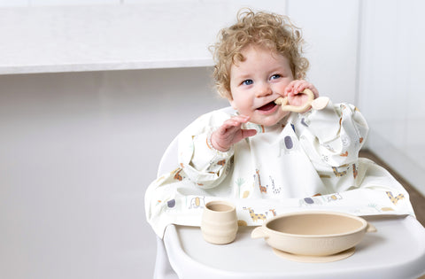 Bibado Coverall Weaning Bib Serengeti Spaghetti