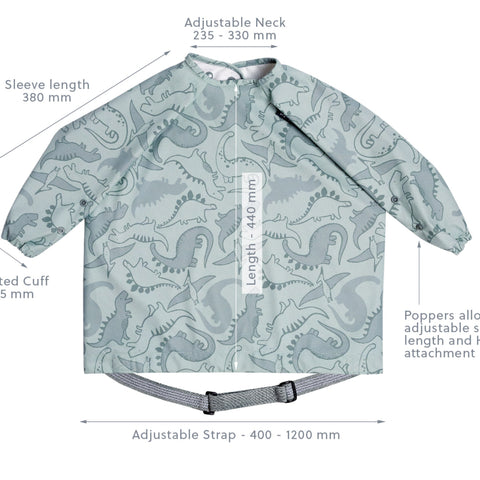 Bibado Coverall Weaning Bib Dino Roar