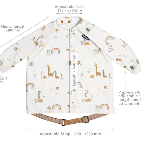 Bibado Coverall Weaning Bib Serengeti Spaghetti