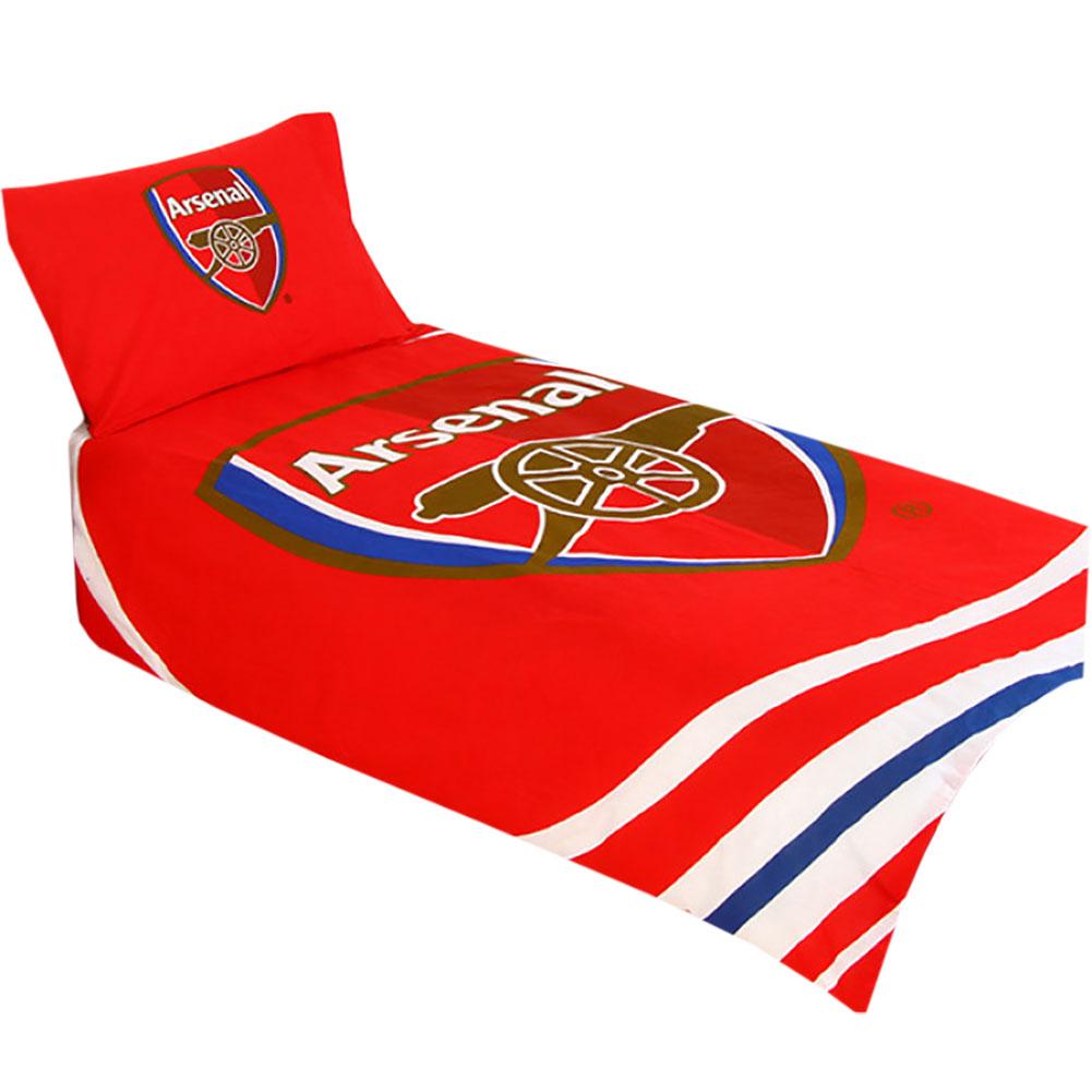 Arsenal FC Pulse Single Duvet Set - Sleek Choice UK