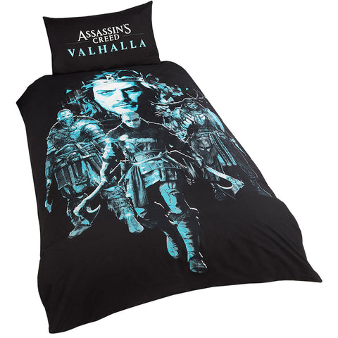 Assassins Creed Valhalla Single Duvet Set - Sleek Choice UK