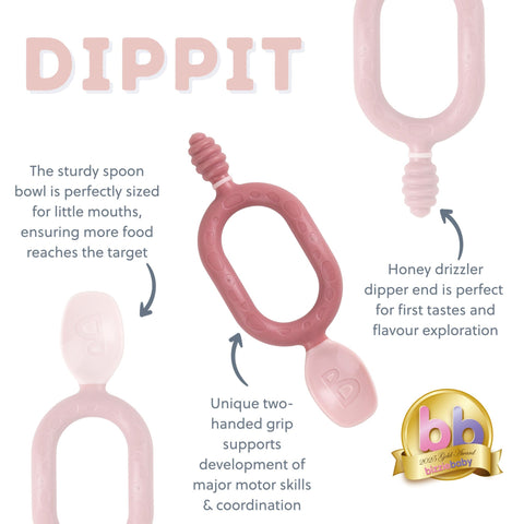 Bibado Dippit Baby Spoon 2 Pack