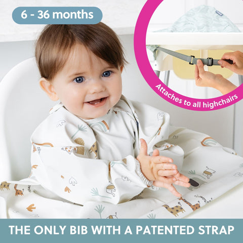 Bibado Coverall Weaning Bib Serengeti Spaghetti