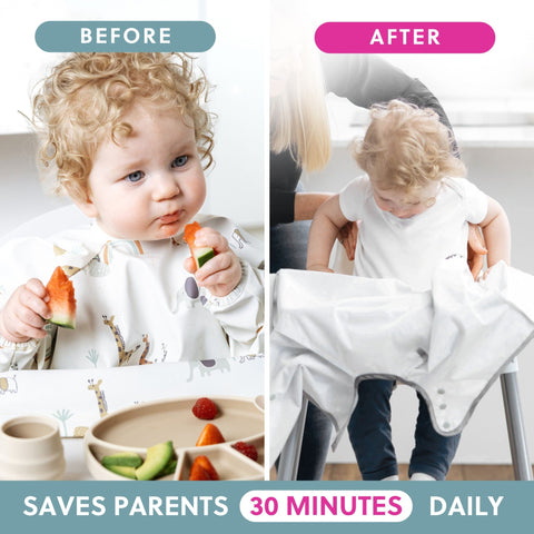 Bibado Coverall Weaning Bib Serengeti Spaghetti