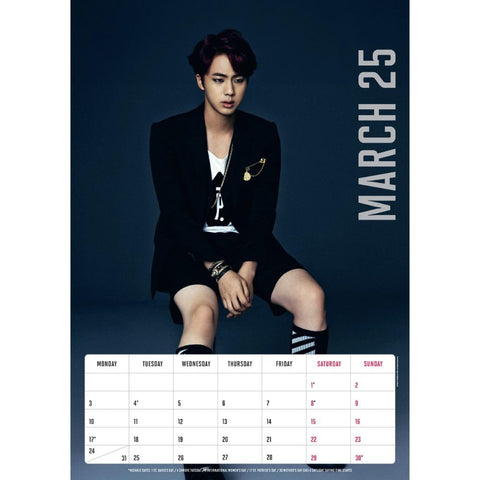 BTS A3 Calendar 2025 - Sleek Choice UK