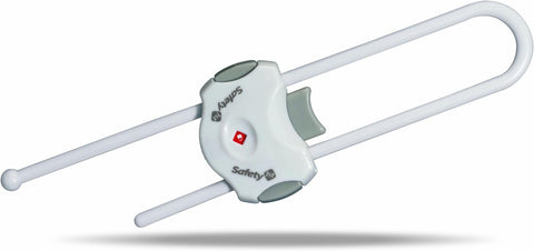 Safety 1St Cabinet Slide Lock White - Sleek Choice UK