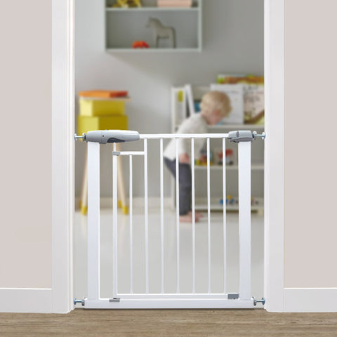 Callowesse Freedom Magnetic Auto-Close Baby Stair Gate - White