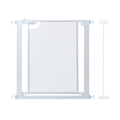 Callowesse Metal Mesh Baby Stair Gate - Glacial White