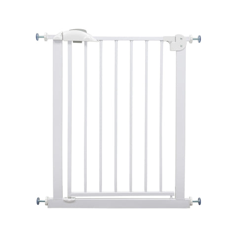 Callowesse Narrow Baby & Toddler Pressure Fit Door & Stair Safety Gate | 67-75cm x H79cm - White