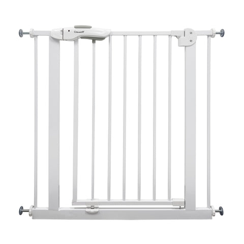 Callowesse Shiba Easy Close Baby & Toddler Pressure Fit Door & Stair Safety Gate | 75-85cm x H78cm - White
