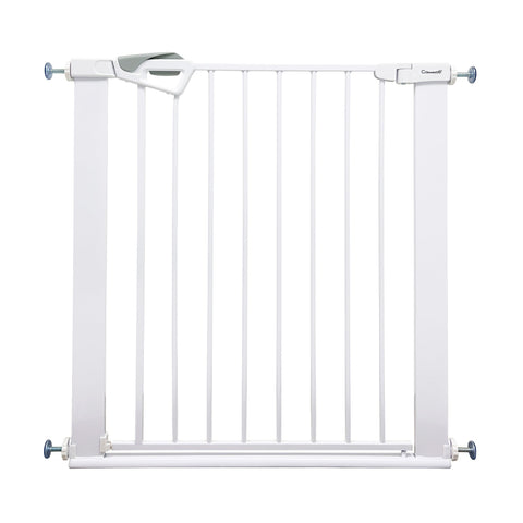 Callowesse Kishu Baby & Toddler Pressure Fit Door & Stair Safety Gate | 75-82cm x H77cm - White
