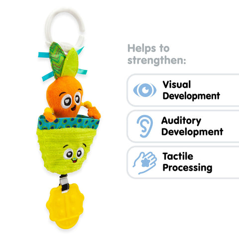 Lamaze Mini Clip N Go Candy The Carrot - Sleek Choice