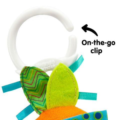 Lamaze Mini Clip N Go Candy The Carrot - Sleek Choice