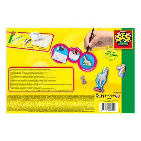 Children's Fantasy Horses Casting and Painting Set - Sleek Choice UK