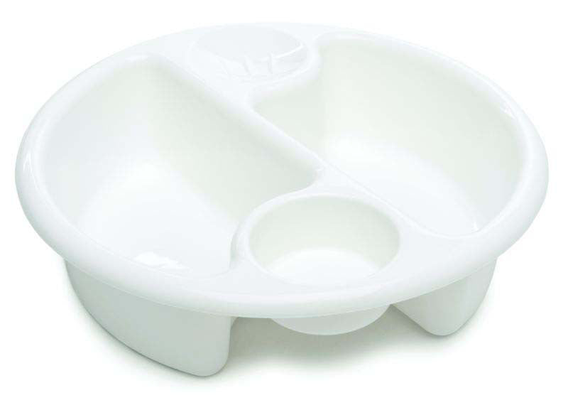 Circular Top 'N' Tail Bowl White - Sleek Choice UK