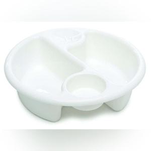 Circular Top 'N' Tail Bowl White - Sleek choice UK