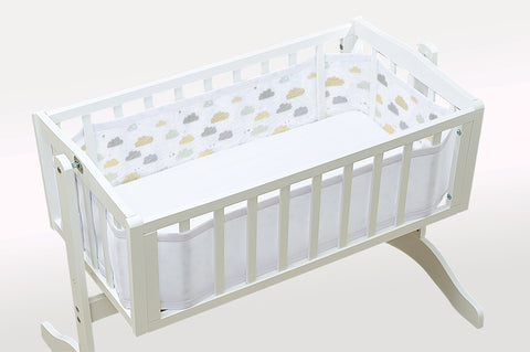 Breathable Baby Mesh Crib Liner 4 Sided - Sleek Choice