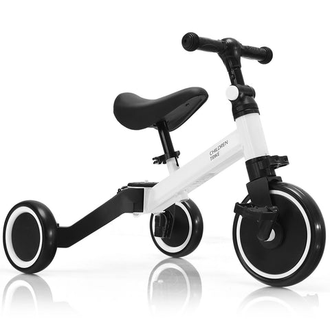 Convertible Balance Bike Kids Trike with Detachable Pedal - Sleek Choice UK