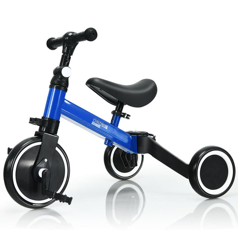 Convertible Balance Bike Kids Trike with Detachable Pedal - Sleek Choice UK