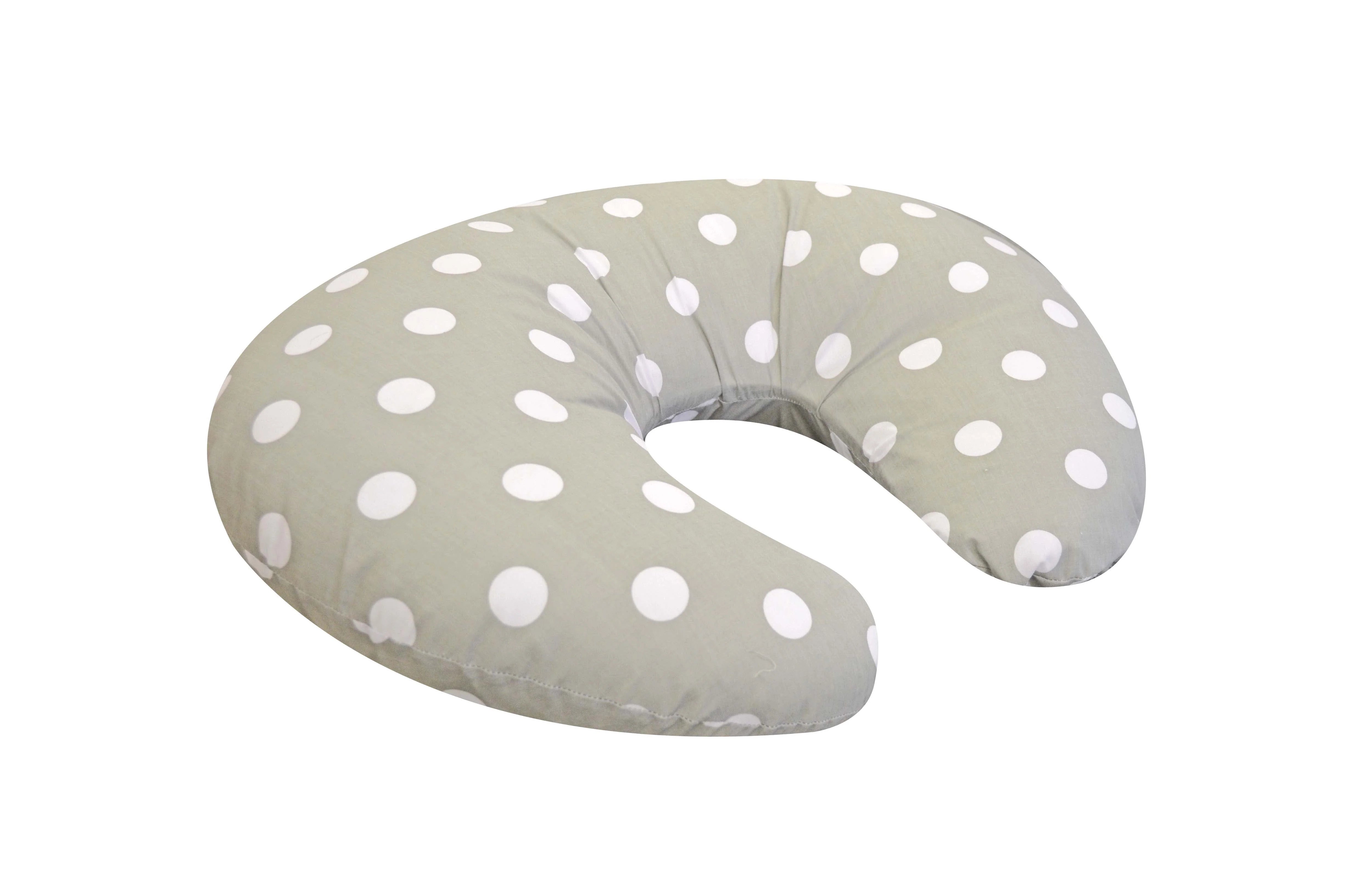 Cuddles Collection 4 in 1 Nursing Pillow Grey Spot - Sleek Choice UK