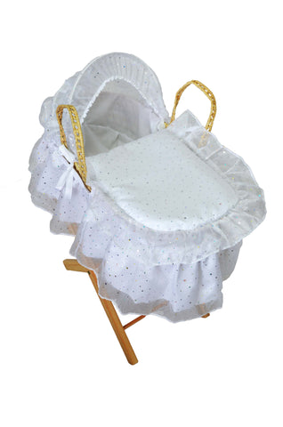 Cuddles Collection Dolls Moses Basket - Sleek Choice UK