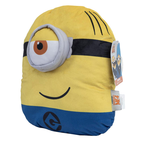 Despicable Me 4 Minion Shaped Cushion - Sleek Choice UK