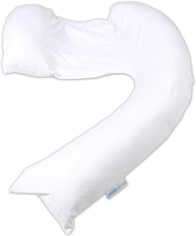 Dreamgenii Pregnancy Support and Feeding Pillow White - Sleek Choice UK