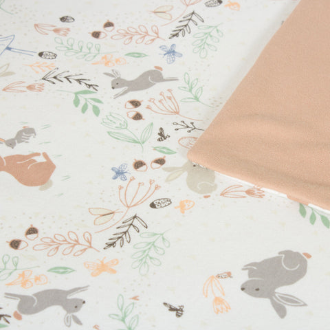 Purflo Toddler Duvet Cover & Pillowcase Storybook Nutmeg - Sleek Choice