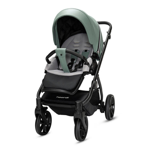 Noordi Fjordi V2 Leather - 3in1 Travel System with Terra i-Size Car Seat