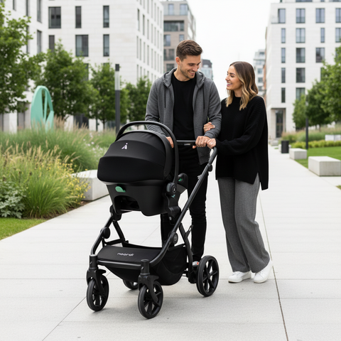 Noordi Sole V3 3in1 with Travel Carrier Car Seat, Artic Mink