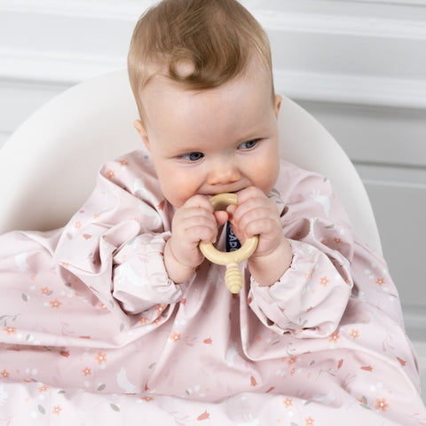 Bibado Coverall Weaning Bib Botanical Bunnies