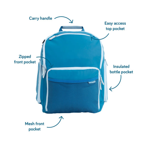 Pottiagogo Potty Training Backpack Space Blue - Sleek Choice