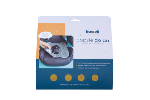 Koo-Di Oopsie Doo Doo Wetec Seat Protector - Sleek Choice