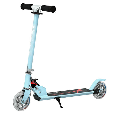 Kids Aluminium Folding Stunt Scooter with LED Wheels - Sleek Choice UK