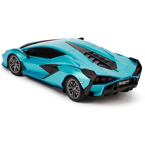 Lamborghini Sian Radio Controlled Car 1:24 Scale Blue - Sleek Choice UK