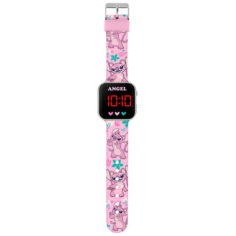 Lilo & Stitch Junior LED Watch Angel - Sleek Choice Uk