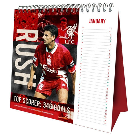 Liverpool FC Desktop Calendar 2025 - Sleek Choice UK