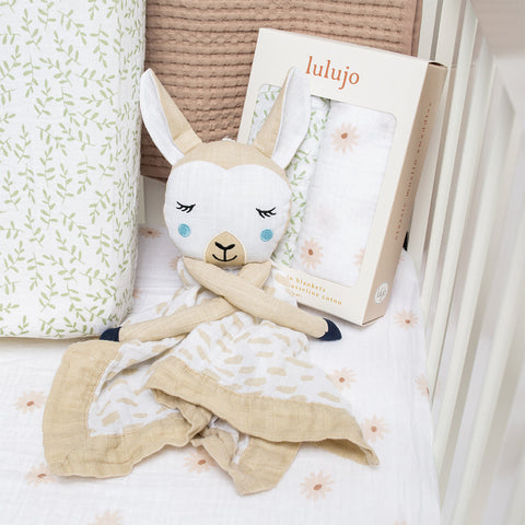 Lulujo Muslin Lovies Modern Llama - Sleek Choice UK